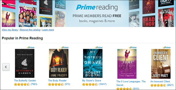 Amazon bietet erstklassiges Lesen: Bietet Tausende kostenloser Bücher und Zeitschriften