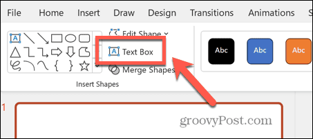 Powerpoint-Textfeld einfügen