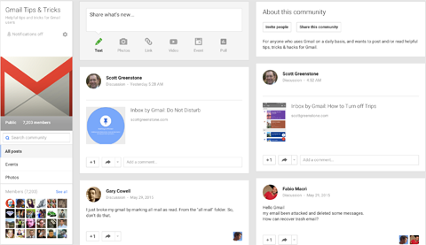 Beispiel für ein Google + Community-Profilbild