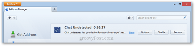uninstalL Chat unentdeckt von Firefox