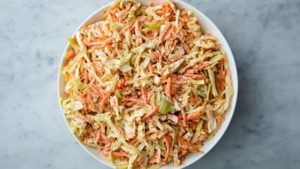 Wie macht man einen praktischen Krautsalat-Kohlsalat?