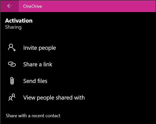 OneDrive App Windows 10 8