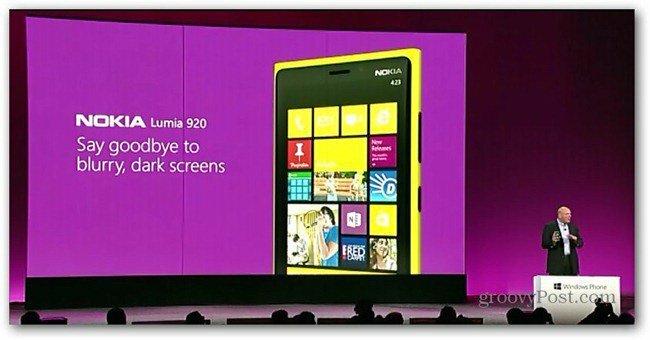 Ballmer Nokia Lumia 920