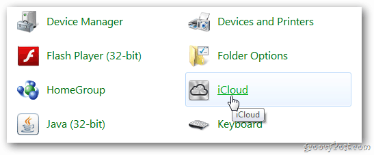 iCloud-Systemsteuerung