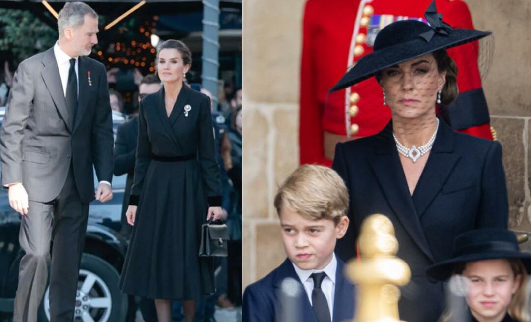 Königin von Spanien Letizia eifert Kate Middleton nach! Sie starrte auf das Kleid in Kates Schrank