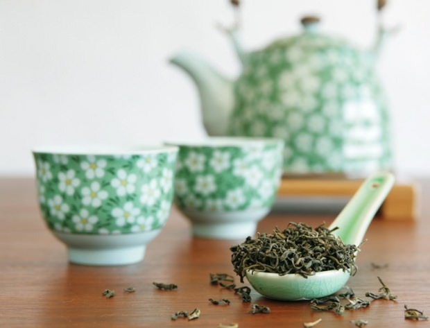 Abnehmen mit grünem Tee
