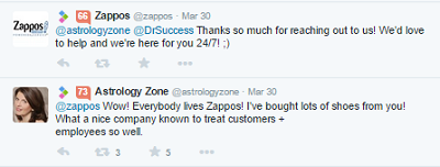 zappos Ruf Tweet