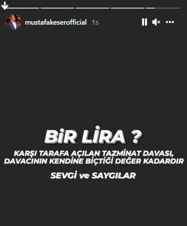 Mustafa Keser Instagram-Post