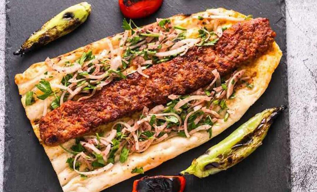 Harbiye-Kebab, der so schmeckt, als würden Sie im Restaurant essen! Wie macht man Harbiye-Kebab?