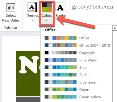 Excel-Farbthemen
