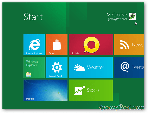 VirtualBox Windows 8 Desktop-Setup abgeschlossen