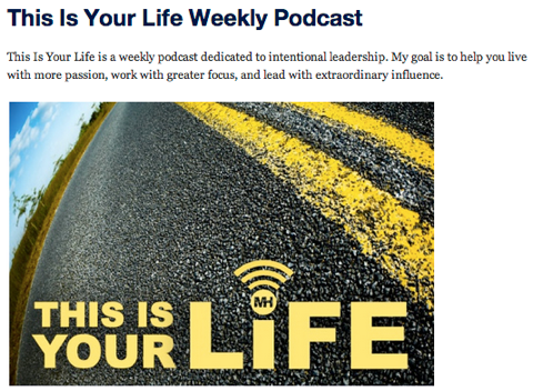 Dies ist Ihre Lebens-Podcast-Show
