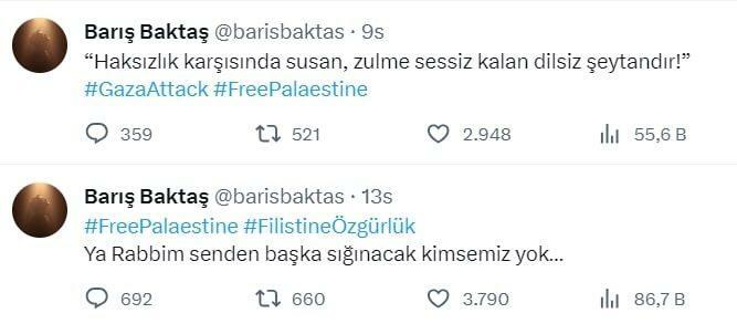 Barış Baktaş Gemeinsame Unterstützung für Palästina