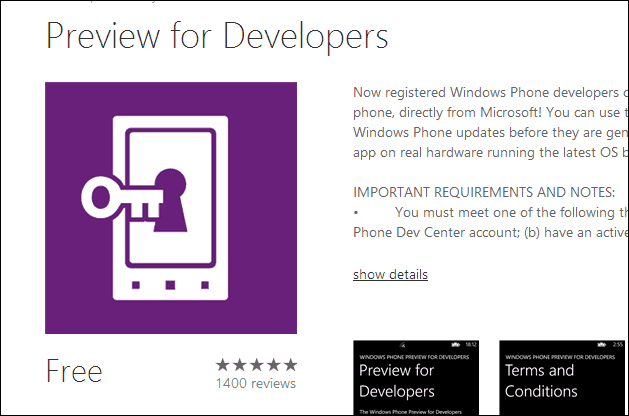 So erhalten Sie frühzeitig Windows Phone 8.1-Updates mit Vorschau für Entwickler