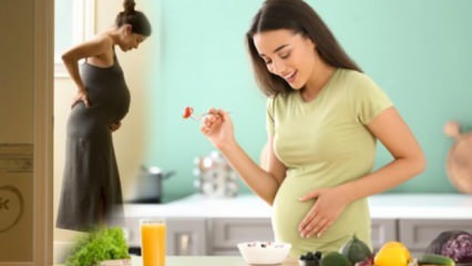 Lebensmittel, die das Baby während der Schwangerschaft an Gewicht zunehmen lassen! Warum nimmt das ungeborene Baby nicht zu?