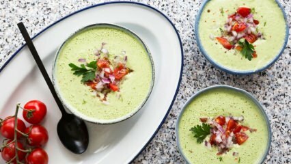 Wie macht man kalte Suppe so cool?