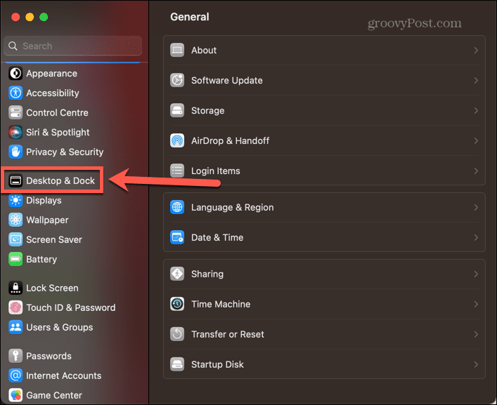 Mac-Desktop- und Dock-Einstellungen