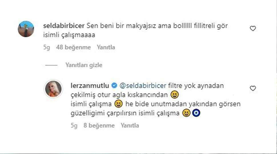 Die überraschende Antwort von Lerzan Mutlu an seine Anhänger: Hinsetzen, vor Eifersucht weinen!