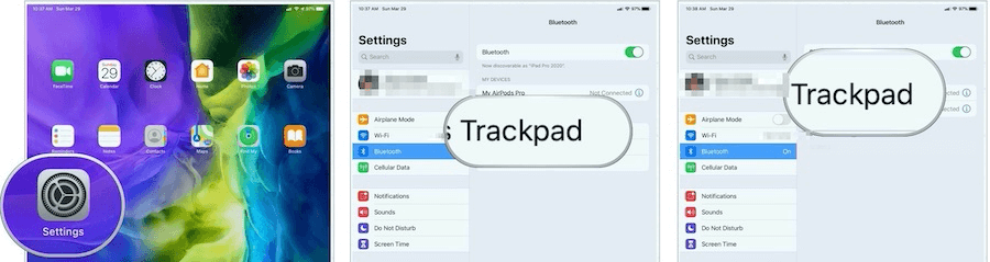 Installieren Sie das Trackpad