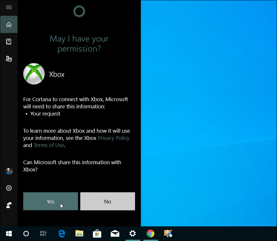 Verbinden Sie den Xbox One Cortana PC