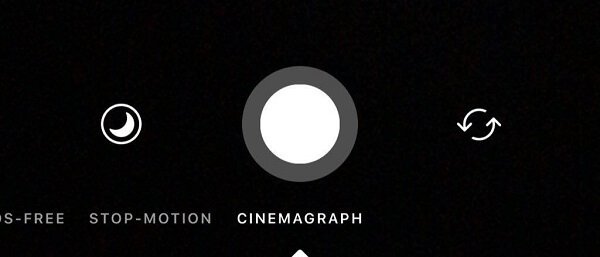 Instagram testet eine neue Cinemagraph-Funktion in der Kamera.