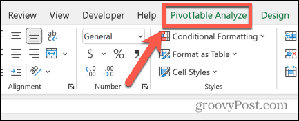 Excel-Pivot-Analyse