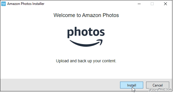 Installieren Sie die Amazon Photos-Desktop-App