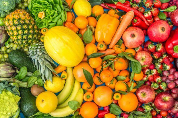 Auswahl an Gemüse und Obst