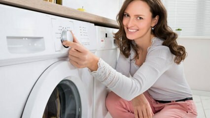 Wie benutzt man die Waschmaschine? 