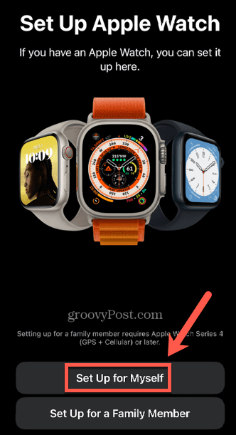 Apple Watch selbst eingerichtet
