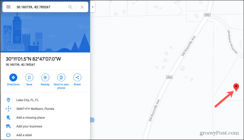 Standortdetails Google Maps Online