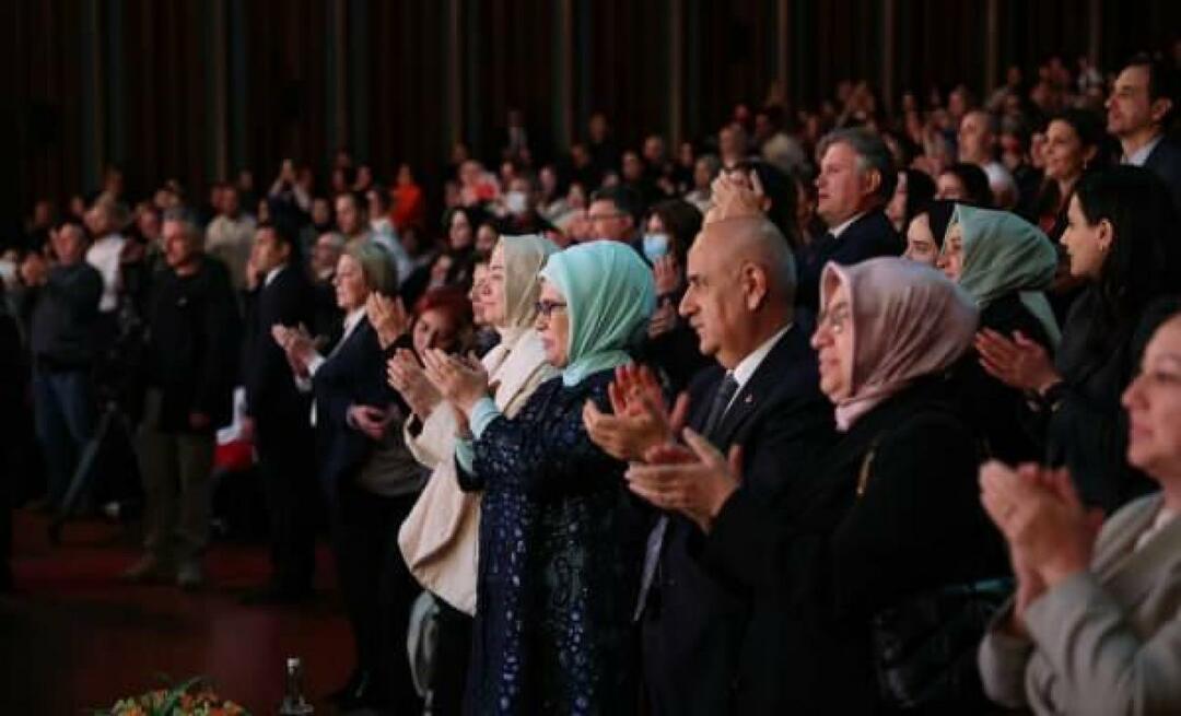 Emine Erdoğan hat die Oper „Turandot“ in unserem Kongress- und Kulturzentrum Beştepe gesehen!