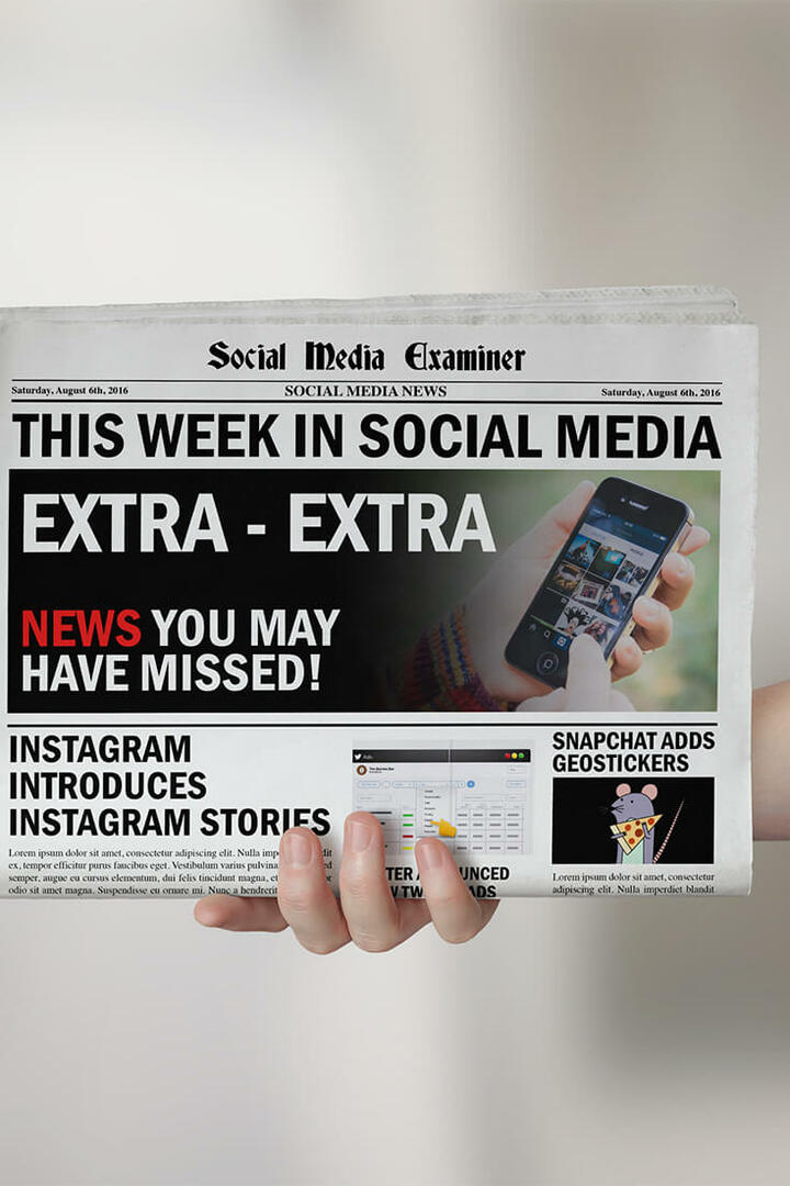 Instagram bringt 24-Stunden-Geschichten heraus: Diese Woche in Social Media: Social Media Examiner