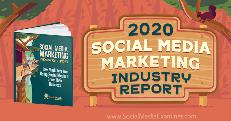 2020 Social Media Marketing Branchenbericht von Michael Stelzner über Social Media Examiner.