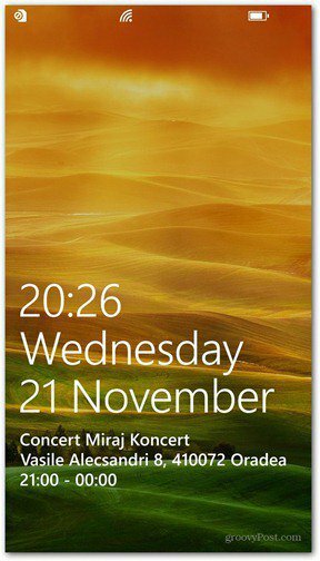 Windows Phone 8: Anpassen des Sperrbildschirms