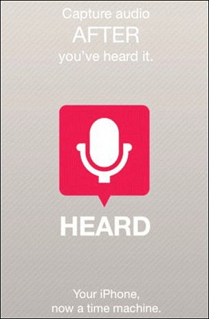 Gehört: Neue iPhone App Constant zeichnet Audio für die Wiedergabe in den letzten fünf Minuten auf