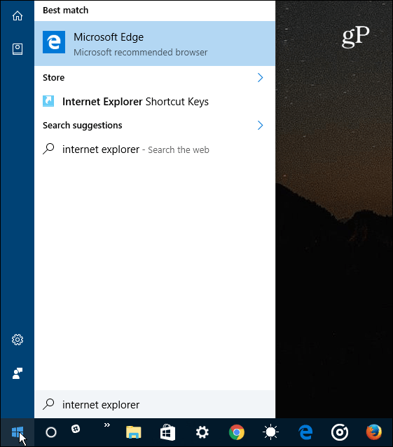 So deaktivieren Sie den Internet Explorer in Windows 10