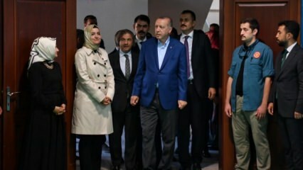 Präsident Erdoğan besuchte das Kinderhaus von Kasımpaşa!