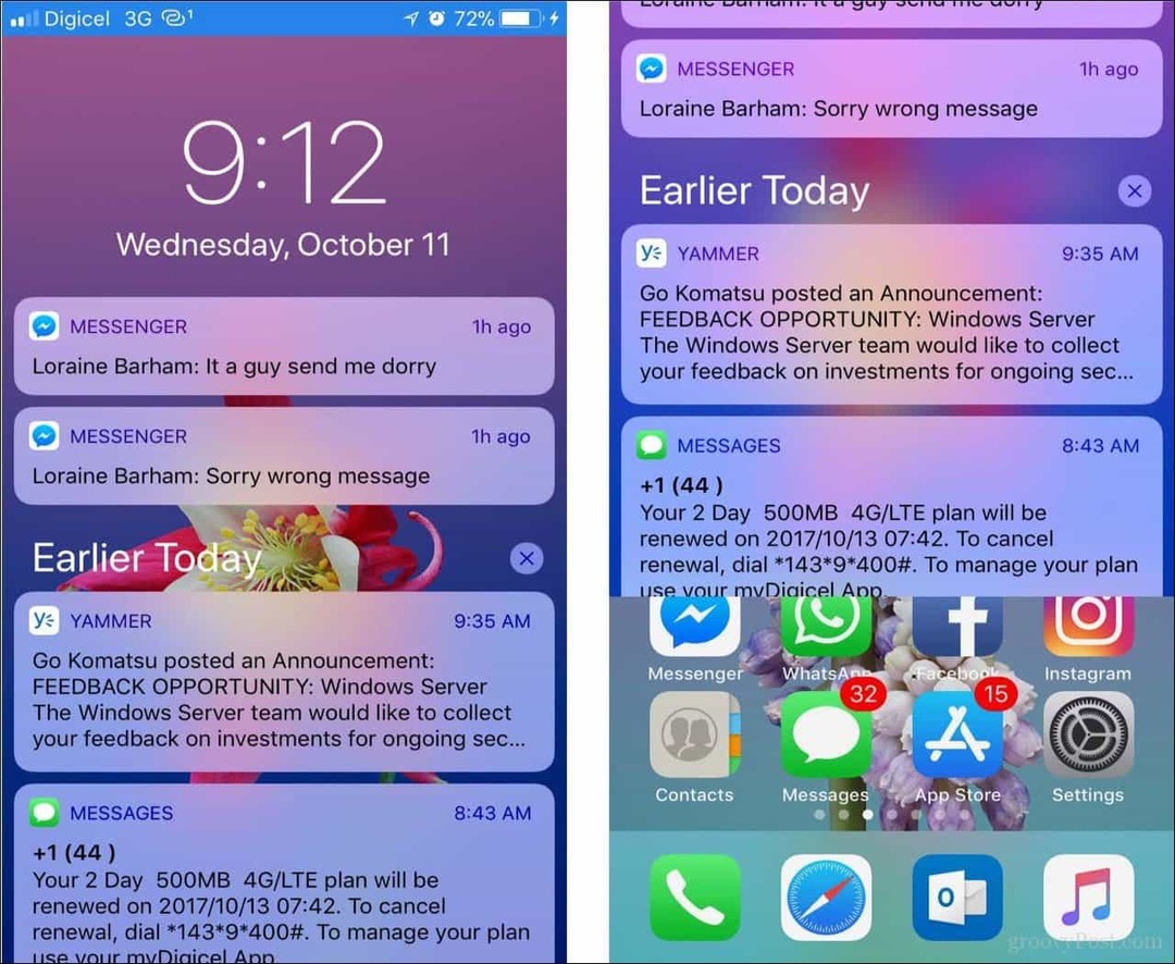 Was ist los mit Benachrichtigungen in iOS 11? Ein Leitfaden für Neuigkeiten und Verbesserungen