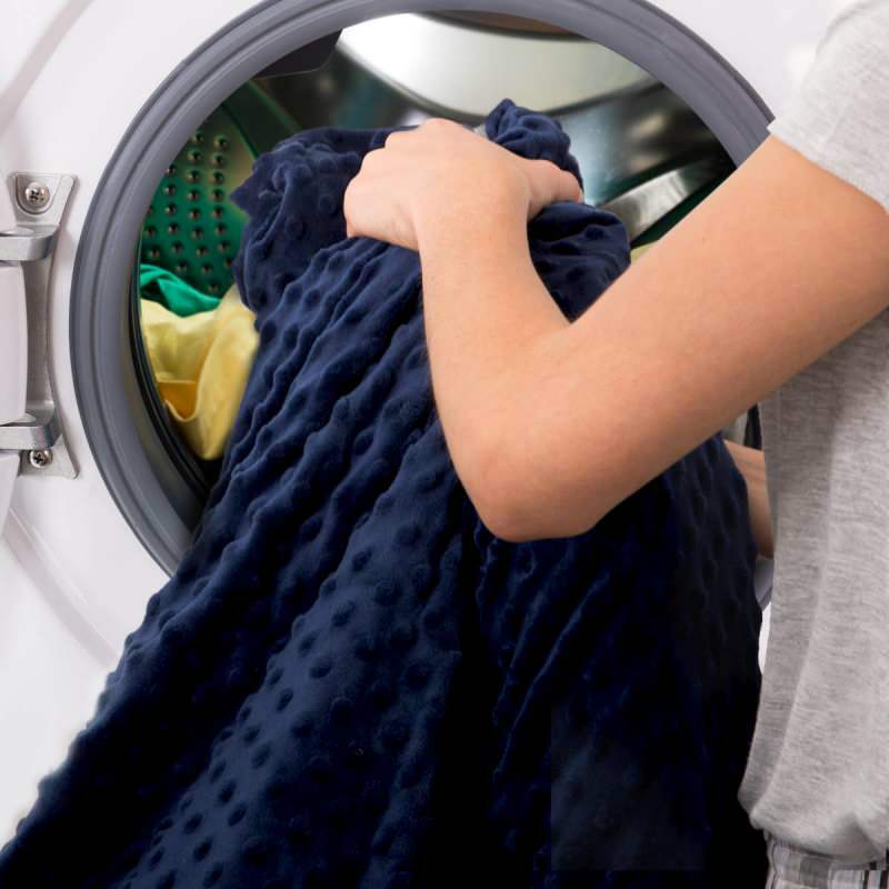 Decken in der Maschine waschen