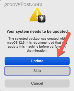 mac OS aktualisieren