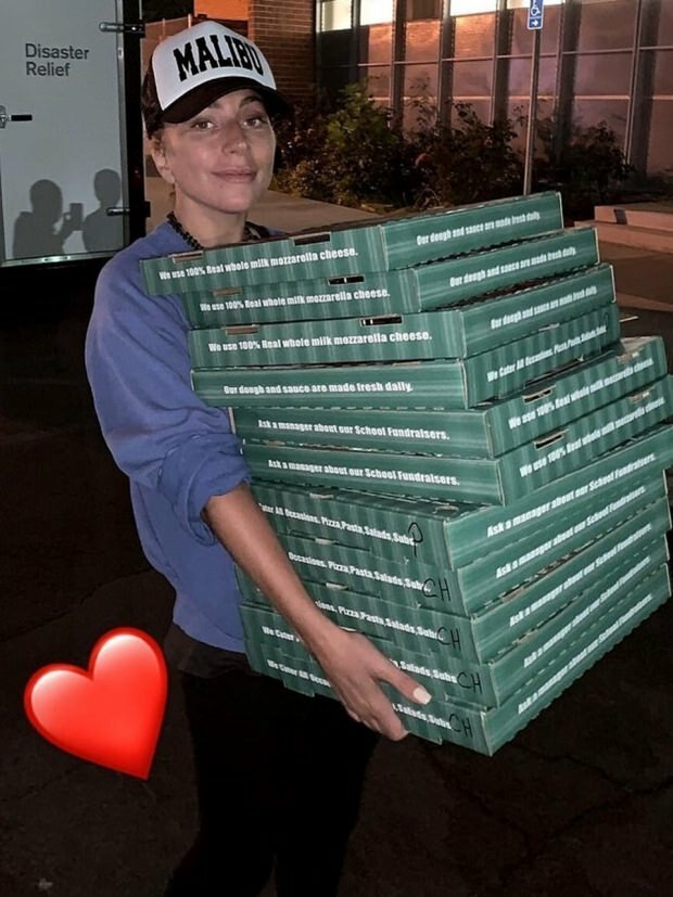 Die weltberühmte Lady Gaga wird Pizzahändlerin