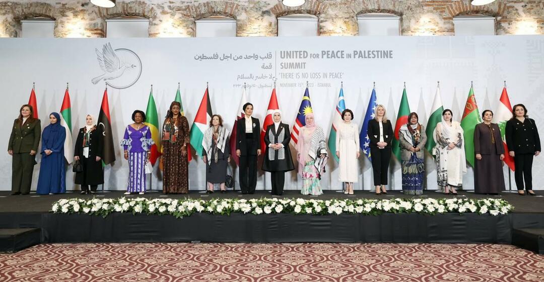 Gipfeltreffen „Ein Herz für Palästina-Führungsfrauen“.