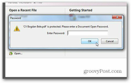 Word 2013 im PDF speichern passwortgeschützt