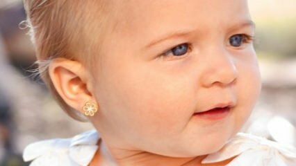 Wann sollten Babys Ohren durchbohrt werden?