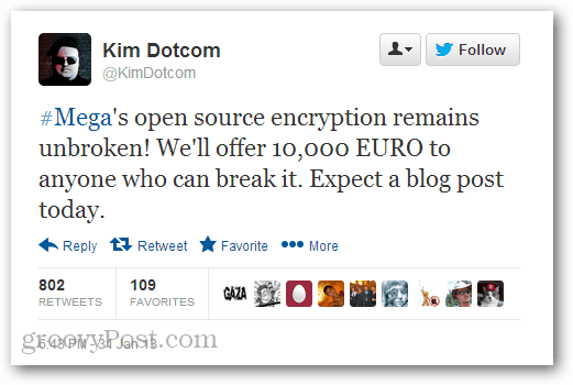 Kim Dotcom bietet dem ersten Hacker, der Megas Sicherheit durchbricht, eine Belohnung von 10.000 Euro