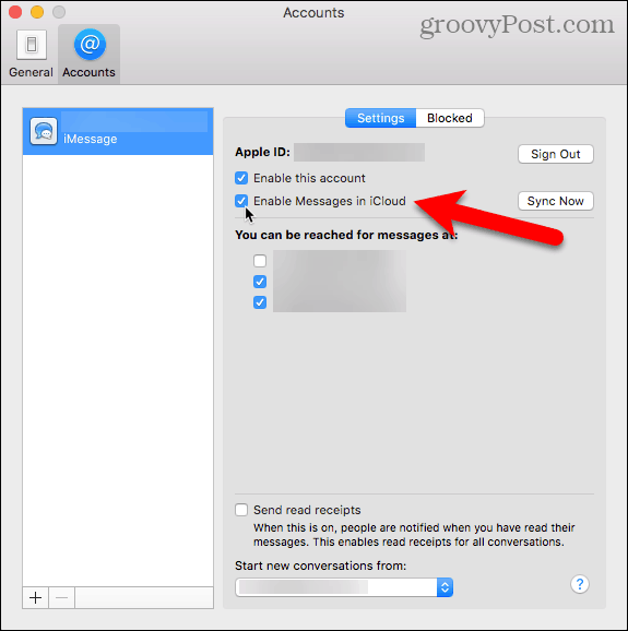Aktivieren Sie Nachrichten in iCloud auf Ihrem Mac