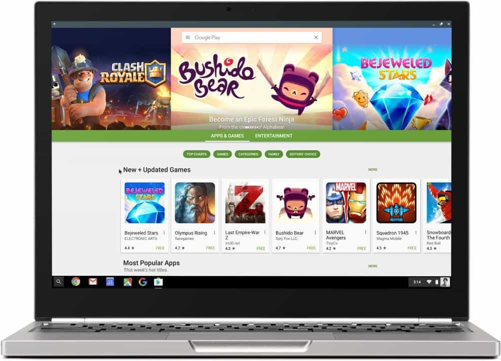 Google Play Store kommt auf Chromebooks, aber nicht auf alle