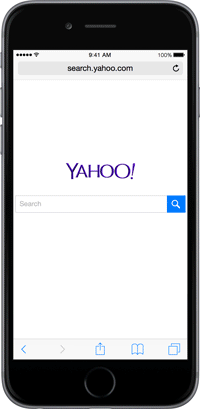 Yahoo Mobile Search neu gestaltet, Ausleihen bei Google und Bing