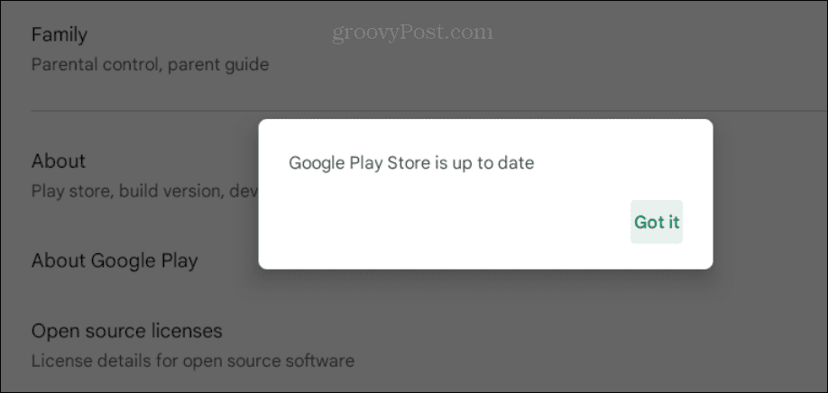 Google Play funktioniert nicht auf Chromebook